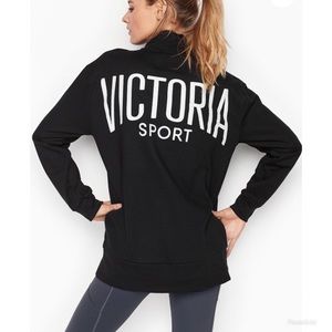 Victoria secret Sport 💪🏻grey 1/4 zip up sweater